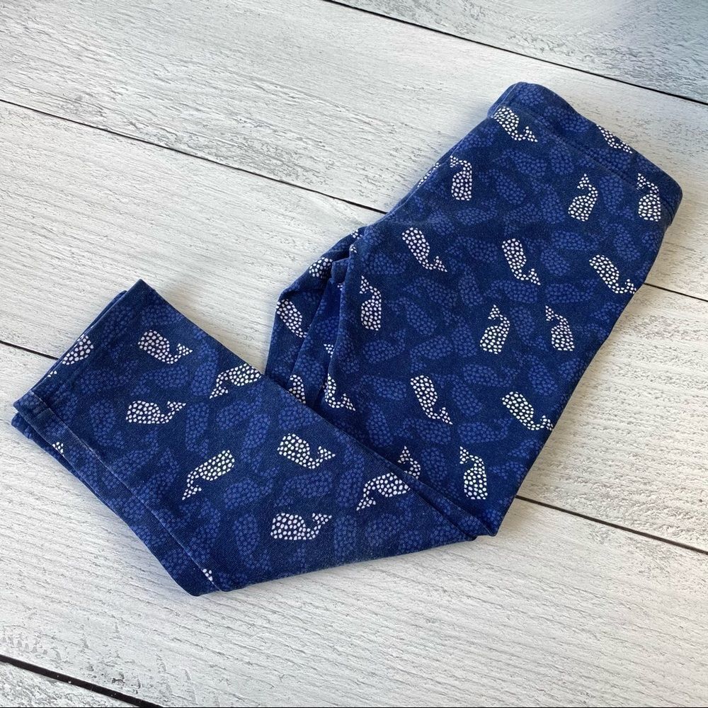 Vineyard Vines Blue Whale Leggings Sz 3T